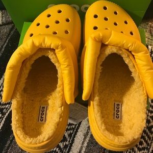 Crocs Classic Lined Neo Puff Clog NWT Size 9W HTF